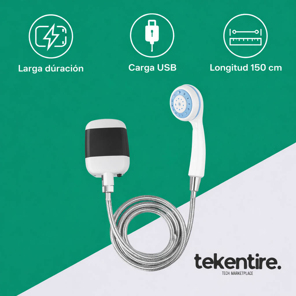 DUCHA PORTÁTIL ELÉCTRICA MULTIUSOS