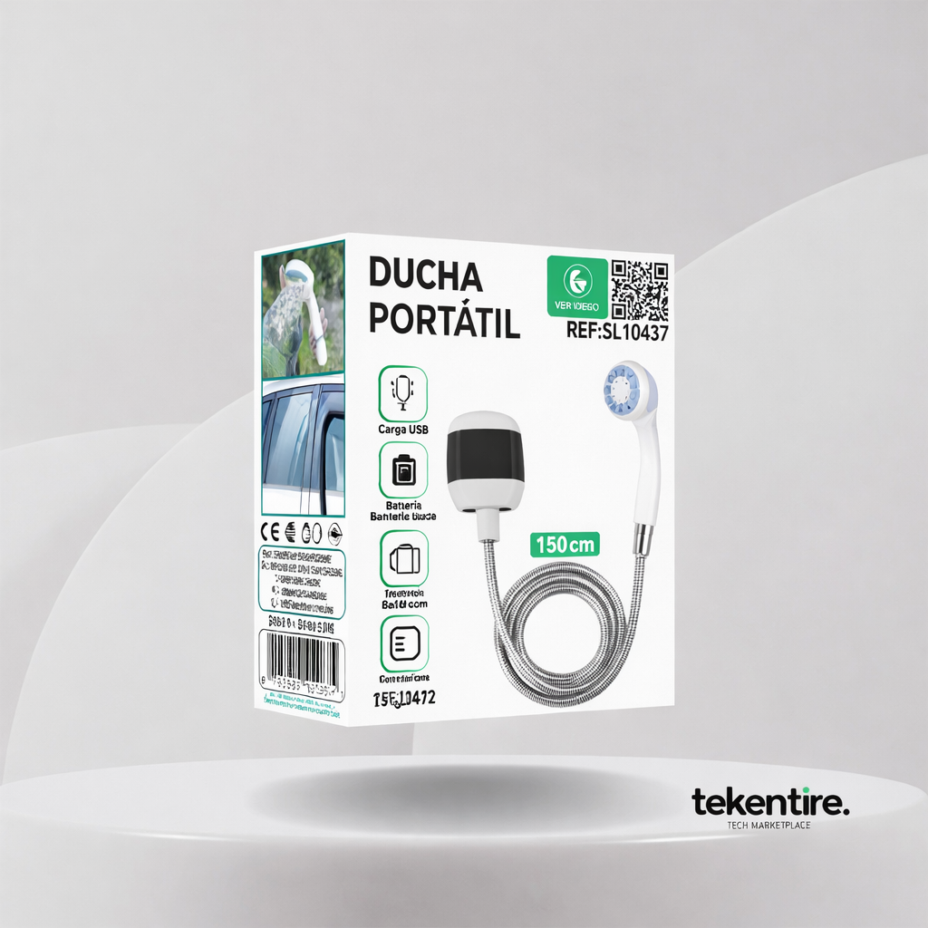 DUCHA PORTÁTIL ELÉCTRICA MULTIUSOS